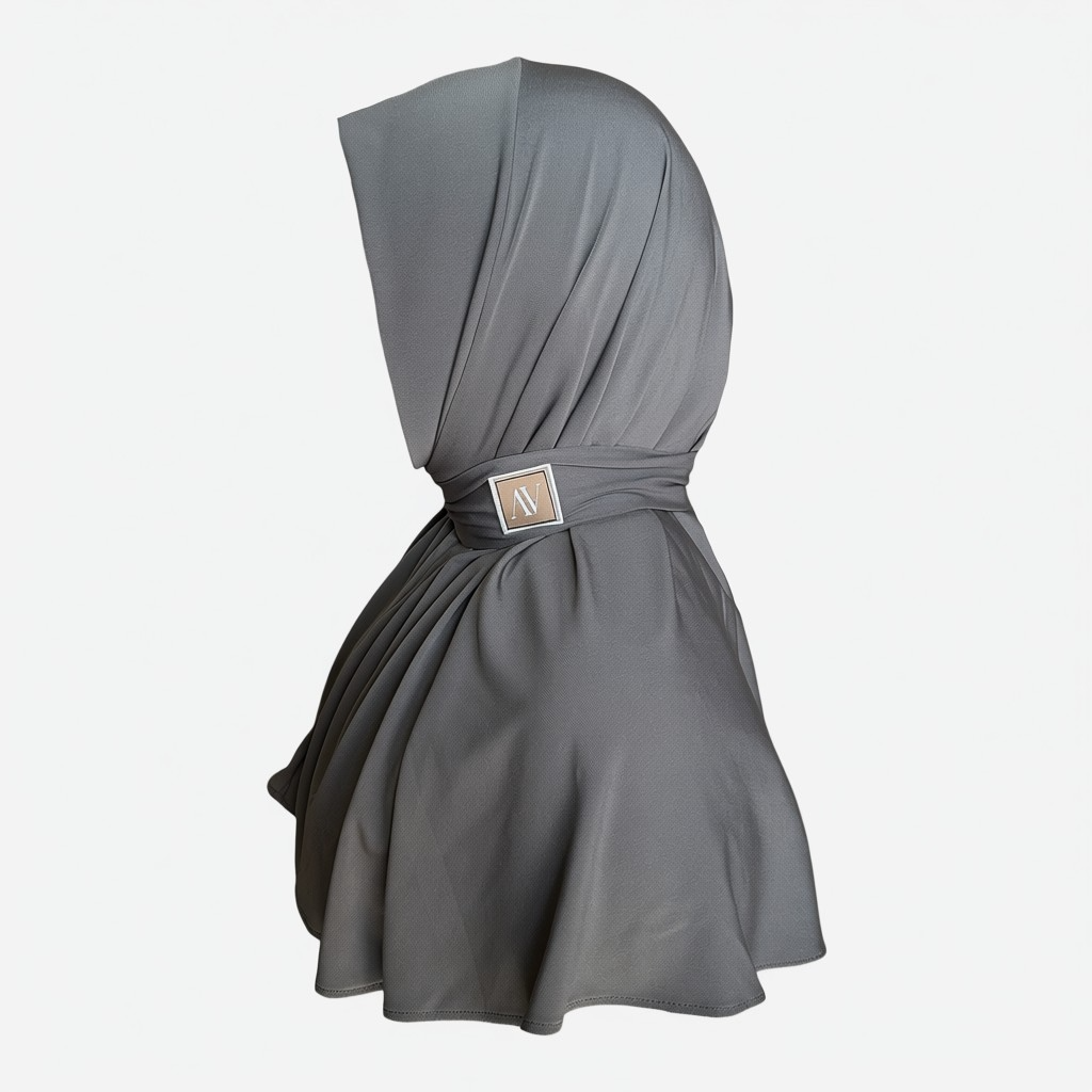 Signature Hijab dark grey